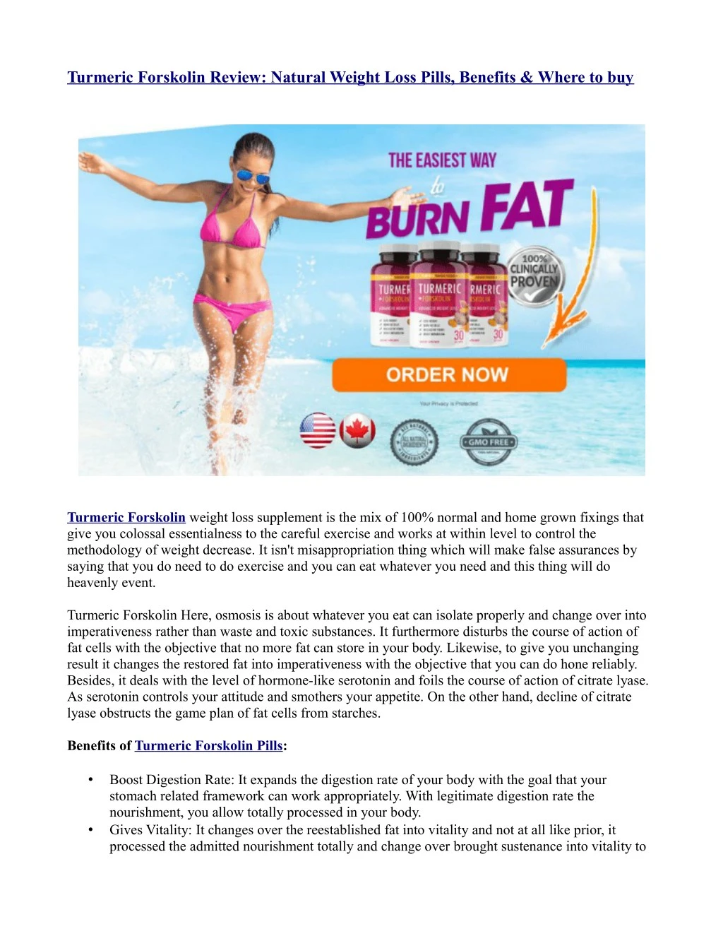 turmeric forskolin review natural weight loss