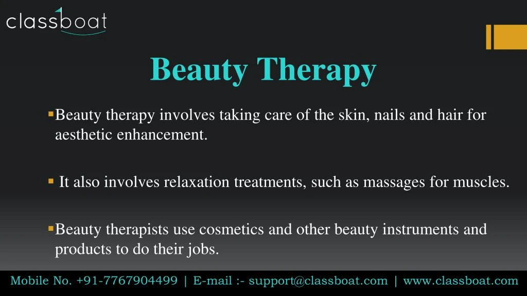 beauty therapy