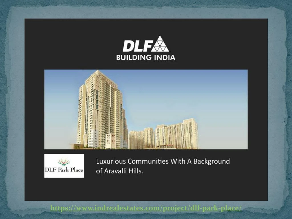 https www indrealestates com project dlf park