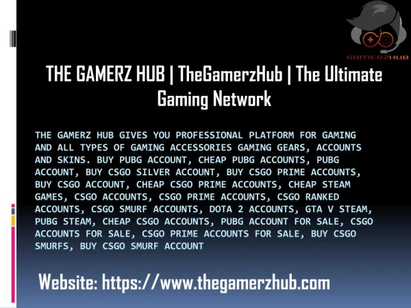 TheGamerzHub | The Ultimate Gaming Network