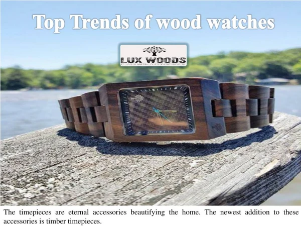 Top Trends of wood watches