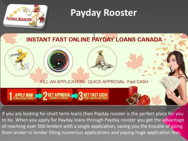 Payday loans in Canada | Payday Rooster