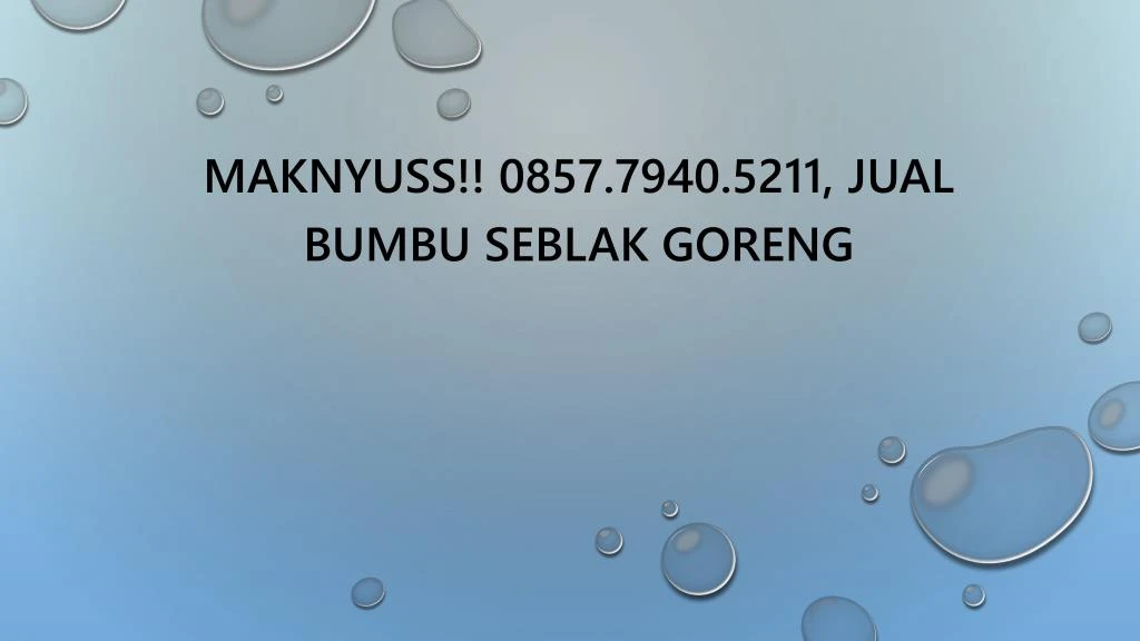 maknyuss 0857 7940 5211 jual bumbu seblak goreng