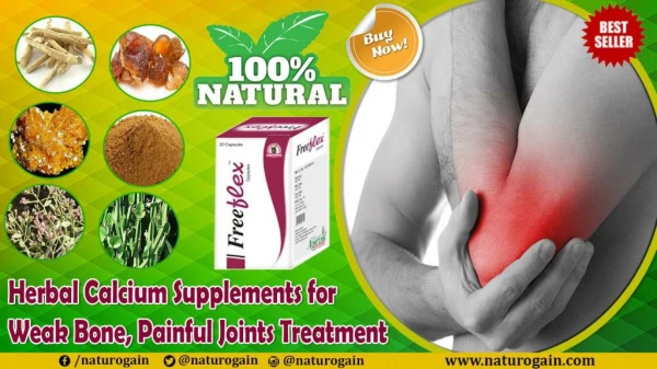 Herbal Calcium Supplements for Weak Bone, Painful Joints Treatment