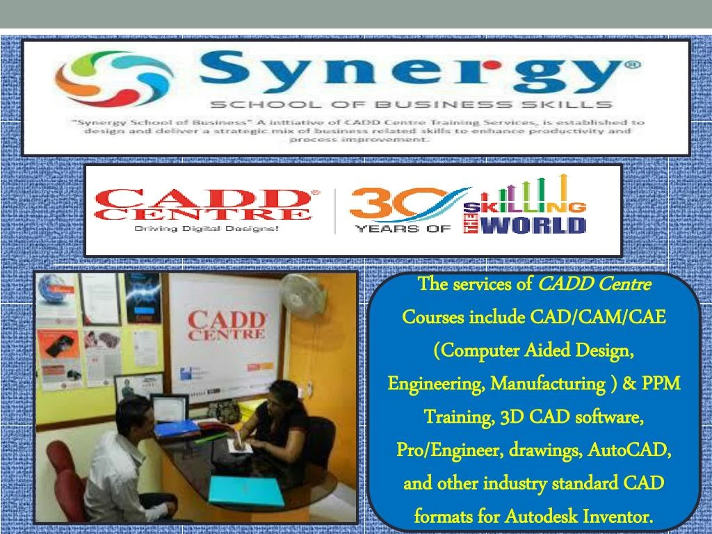 the services of cadd centre courses include