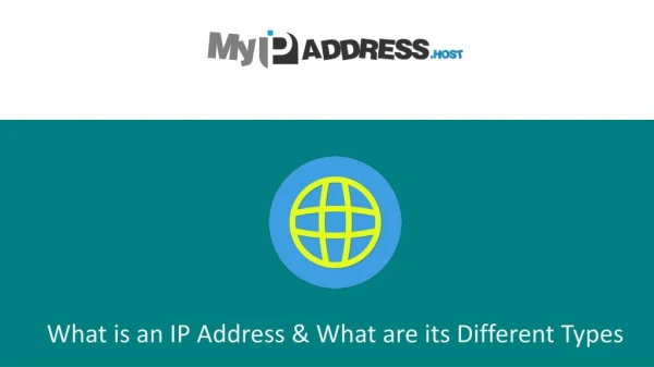 What is My IP Address and Its Types