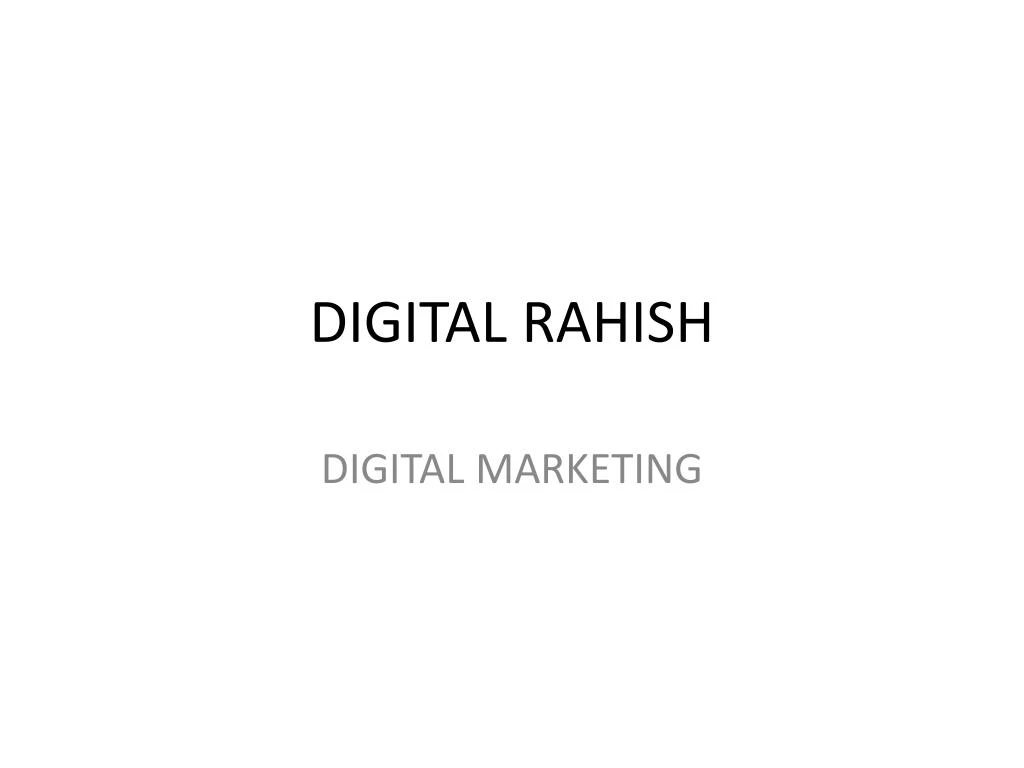 digital rahish