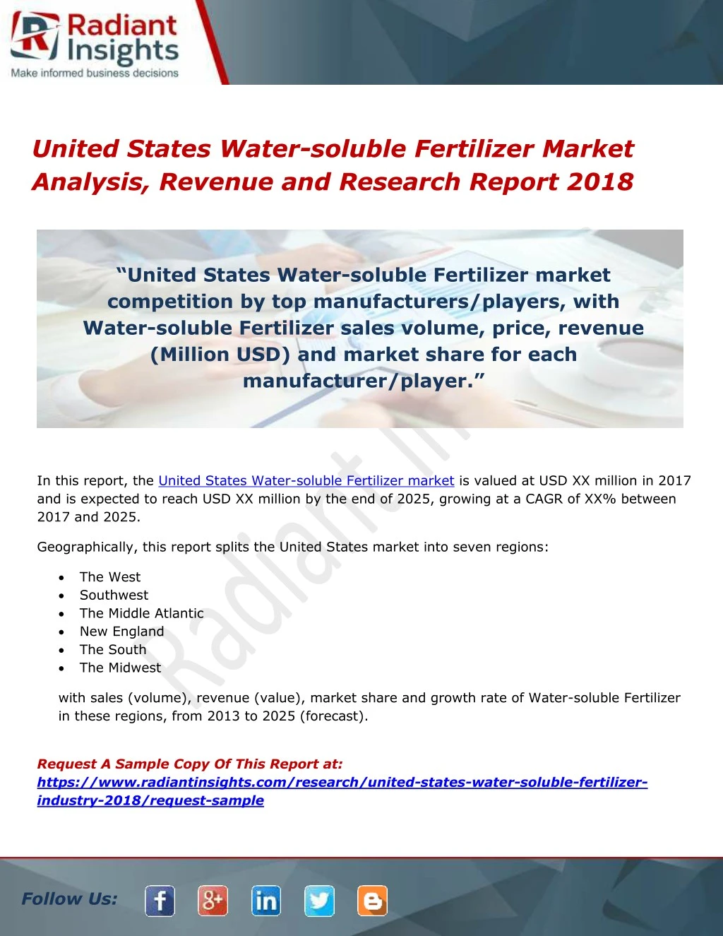 united states water soluble fertilizer market
