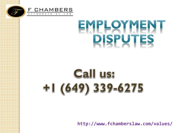 employment disputes