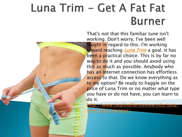 Luna Trim - Your Digestion System Will Fix