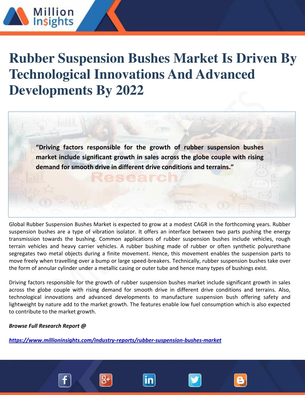 rubber suspension bushes market is driven