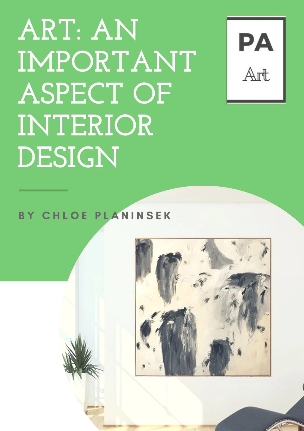art an important aspect of interior design