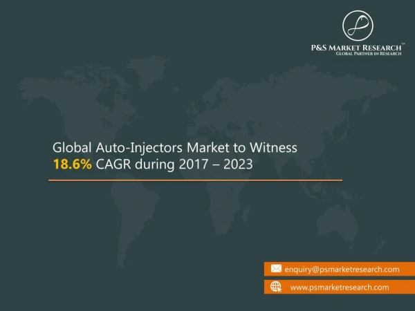 Auto-Injectors Market Identifies the Key Drivers of Growth and Challenges of the Key Industry Players