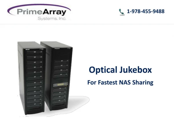 Optical Jukebox For Fastest NAS Sharing