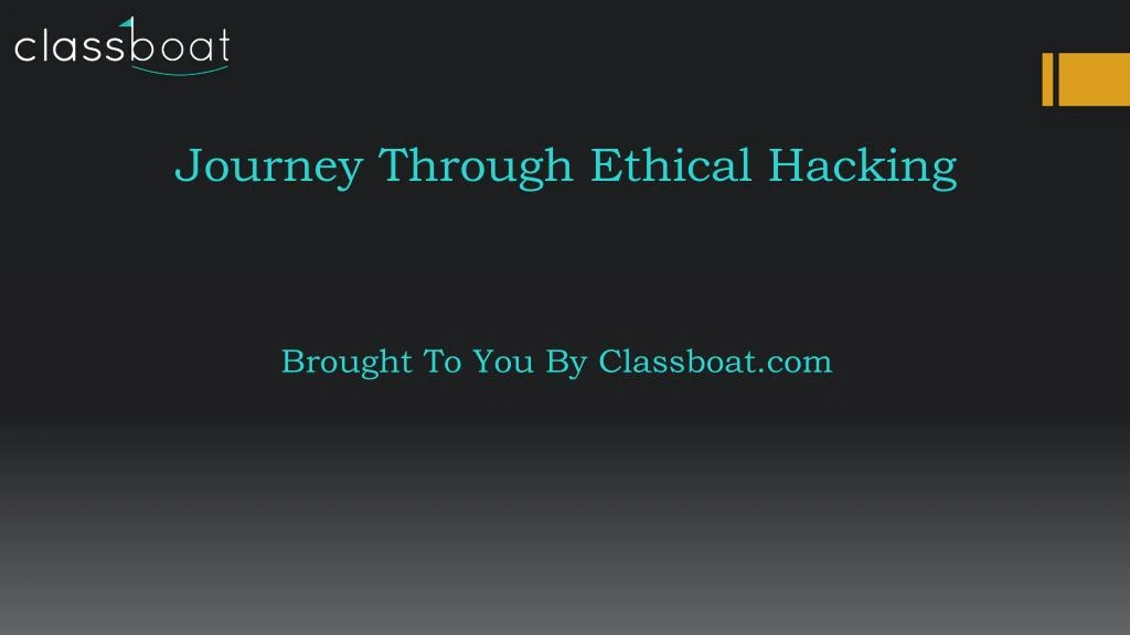 journey through ethical hacking