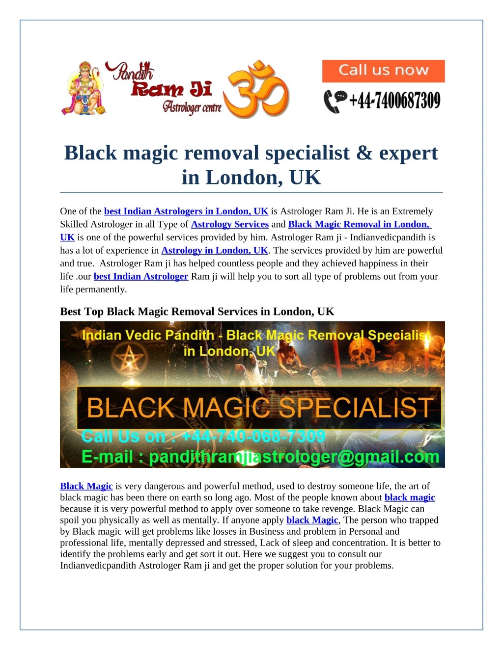black magic removal specialist expert in london uk