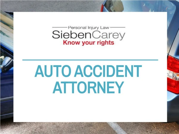Some important tips for auto accidents