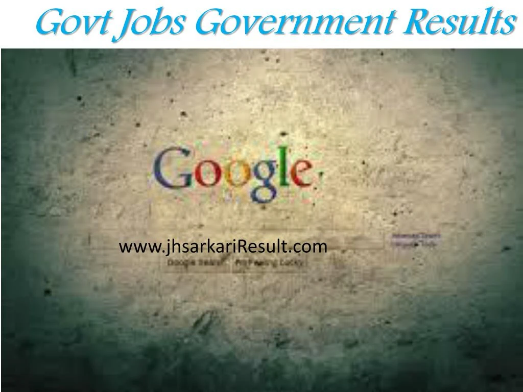 govt jobs government results