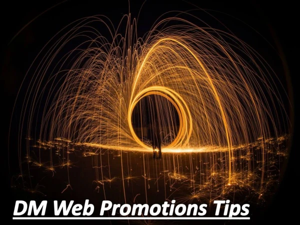 dm web promotions tips