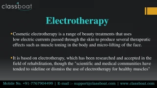 Best Electrotherapy Courses - slide 1