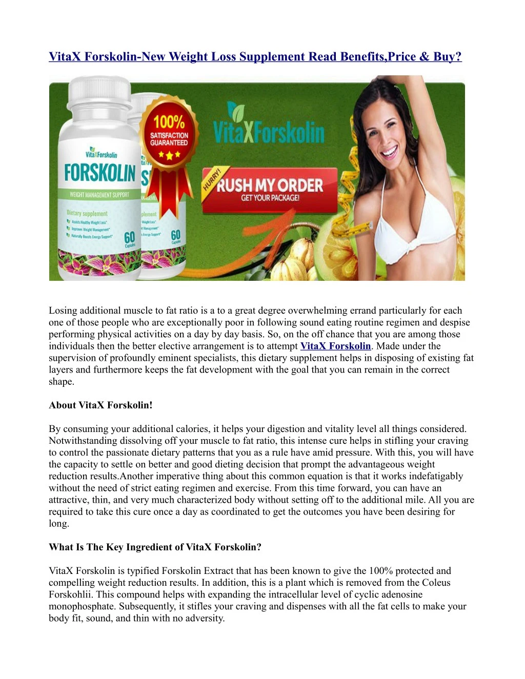 vitax forskolin new weight loss supplement read