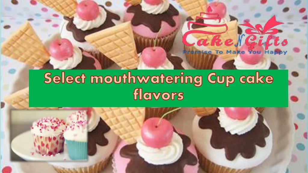 select mouthwatering cup cake flavors