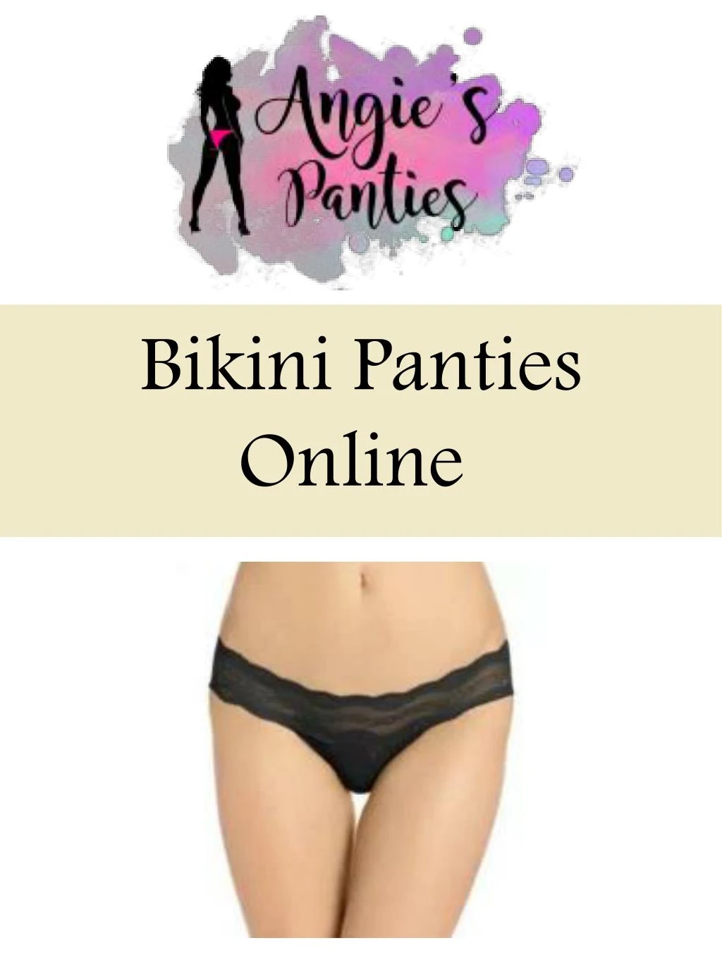 bikini panties online