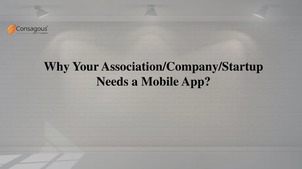 why your association company startup needs