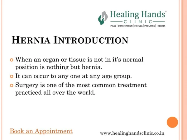 Hernia Symptoms Types and Treatment