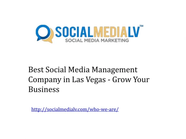 Best Social Media Management Company in Las Vegas