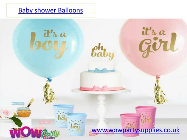 Baby Shower Balloons | Cheap Baby Shower Decorations UK