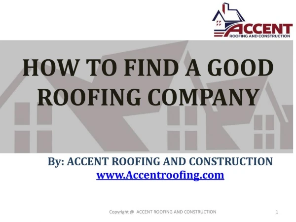 How to Find a Good Roofing Company