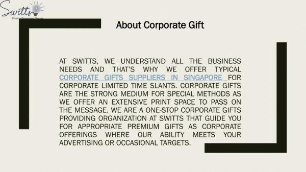 Need Corporate Gifts