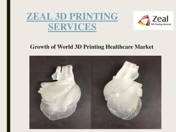 Growth of World 3D Printing Healthcare Market