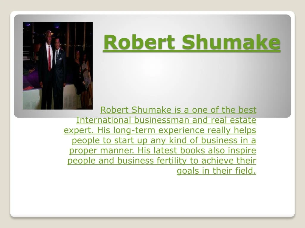 robert shumake