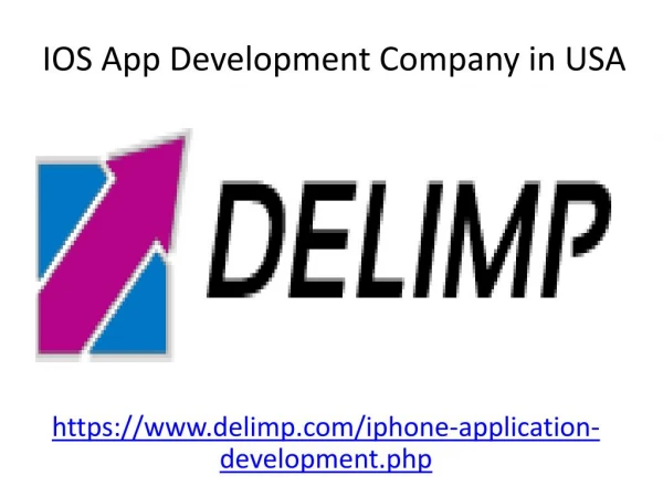 Best IOS App Development Company in USA - Delimp