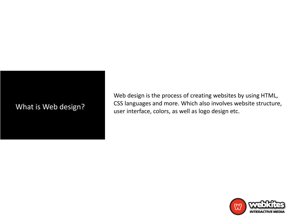 web design is the process of creating websites