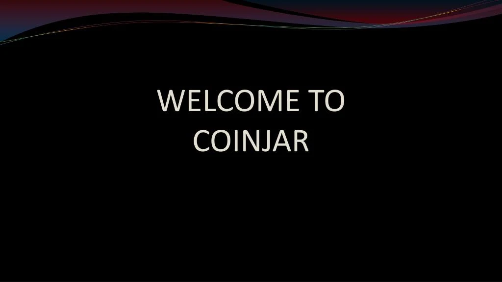 welcome to coinjar