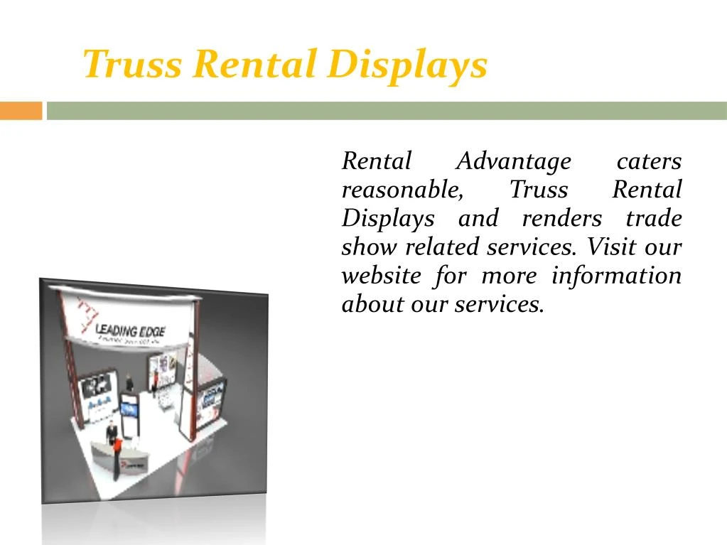 truss rental displays