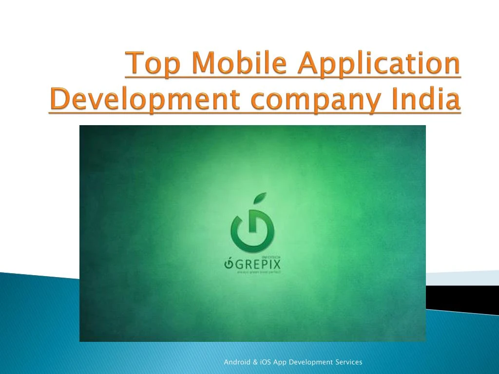 top mobile application development company i ndia