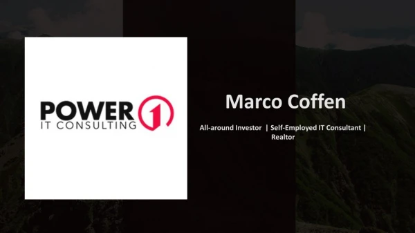 Marco Coffen - Self-Employed IT Consultant
