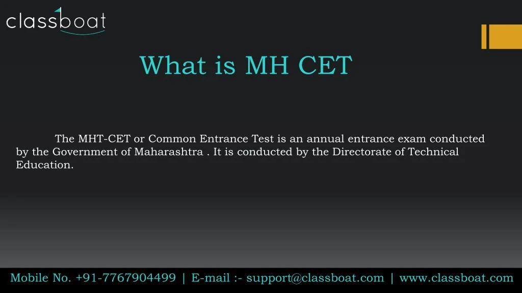 what is mh cet