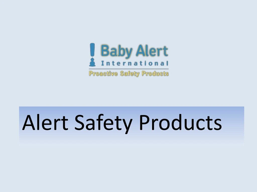 alert safety products