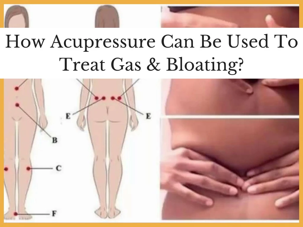 how acupressure can be used to treat gas bloating