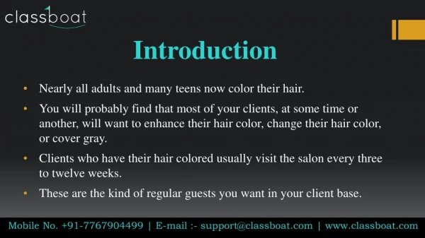 Hair Coloring Courses