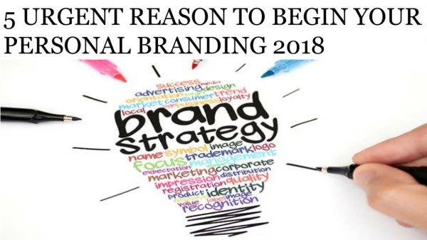 Nicholas Constable provides 5 Reasons why personal branding is important?