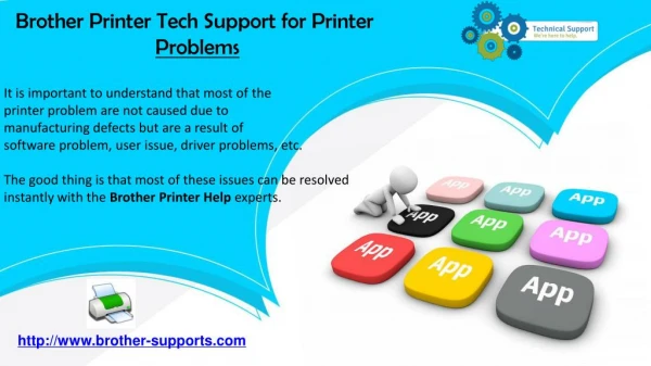 Brother Printer Tech Support For Printer Problems