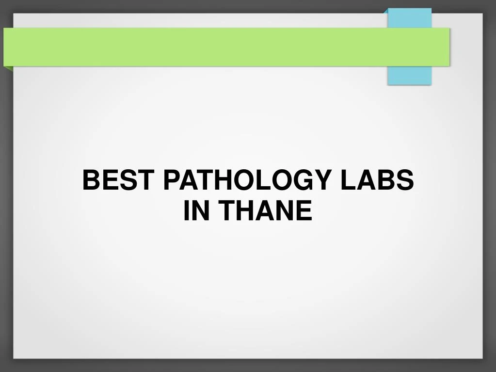 best pathology labs in thane