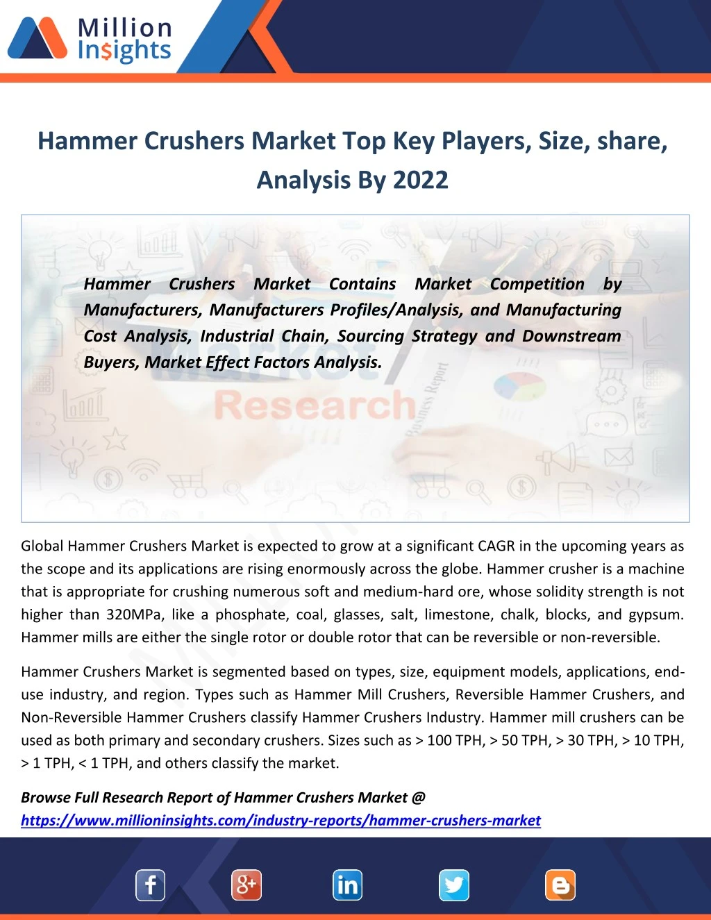 hammer crushers market top key players size share