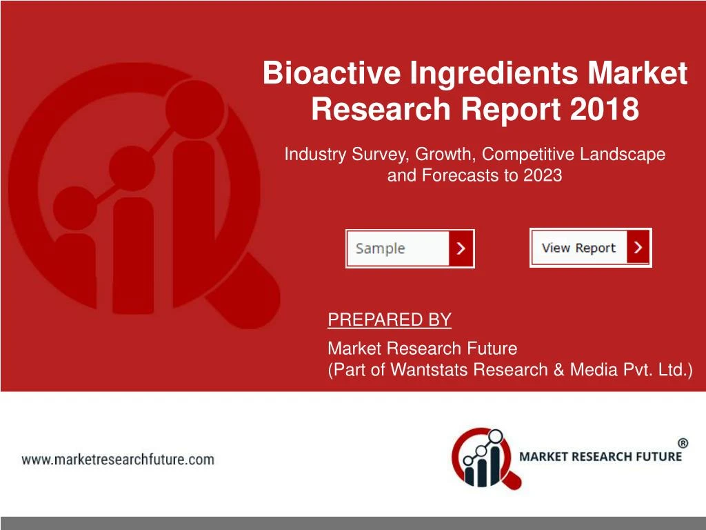 bioactive ingredients market research report 2018